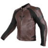NORDCODE ΜΠΟΥΦΑΝ RACER ΔΕΡΜΑΤΙΝΟ OVERSIZE ΚΑΦΕ / ΜΑΥΡΟ