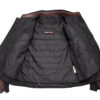 NORDCODE ΜΠΟΥΦΑΝ RACER ΔΕΡΜΑΤΙΝΟ OVERSIZE ΚΑΦΕ / ΜΑΥΡΟ