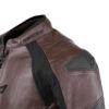 NORDCODE ΜΠΟΥΦΑΝ RACER ΔΕΡΜΑΤΙΝΟ OVERSIZE ΚΑΦΕ / ΜΑΥΡΟ