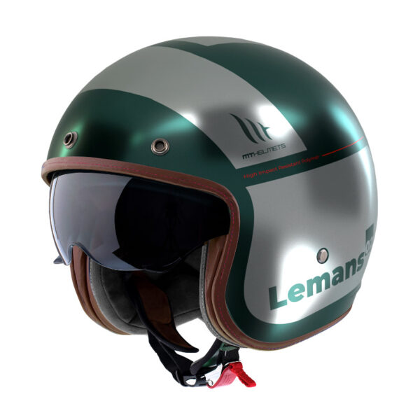 ΚΡΑΝΟΣ MT LE MANS 2 SV S QUALITY C2 ΠΡΑΣΙΝΟ ΜΑΤ + EXTRA VISOR