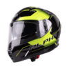 ΚΡΑΝΟΣ PILOT ALPHA SV ΜΑΥΡΟ / FLUO GLOSS + EXTRA VISOR