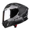 ΚΡΑΝΟΣ PILOT ALPHA SV ΜΑΥΡΟ / ΓΚΡΙ ΜΑΤ + EXTRA VISOR