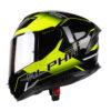 ΚΡΑΝΟΣ PILOT ALPHA SV ΜΑΥΡΟ / FLUO GLOSS + EXTRA VISOR