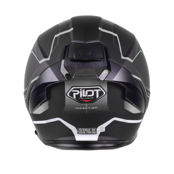 ΚΡΑΝΟΣ PILOT ALPHA SV ΜΑΥΡΟ / ΓΚΡΙ ΜΑΤ + EXTRA VISOR