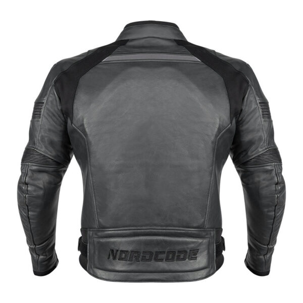 NORDCODE ΜΠΟΥΦΑΝ RACER ΔΕΡΜΑΤΙΝΟ OVERSIZE ΜΑΥΡΟ