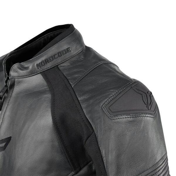 NORDCODE ΜΠΟΥΦΑΝ RACER ΔΕΡΜΑΤΙΝΟ OVERSIZE ΜΑΥΡΟ