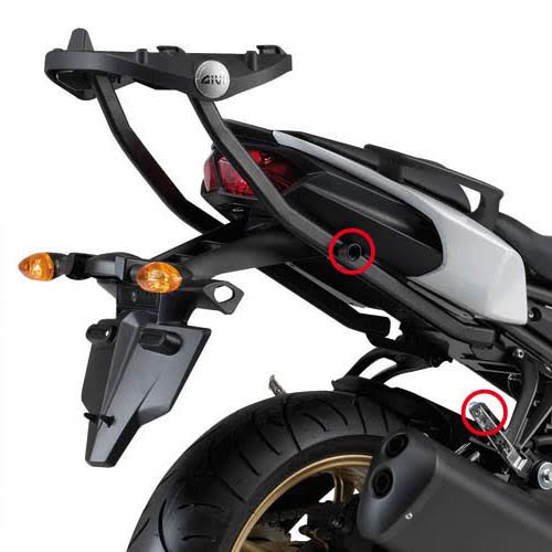 ΣΧΑΡΑ GIVI SR2100 YAMAHA T-MAX 500 '08-'11 / FZR8 '10-'12