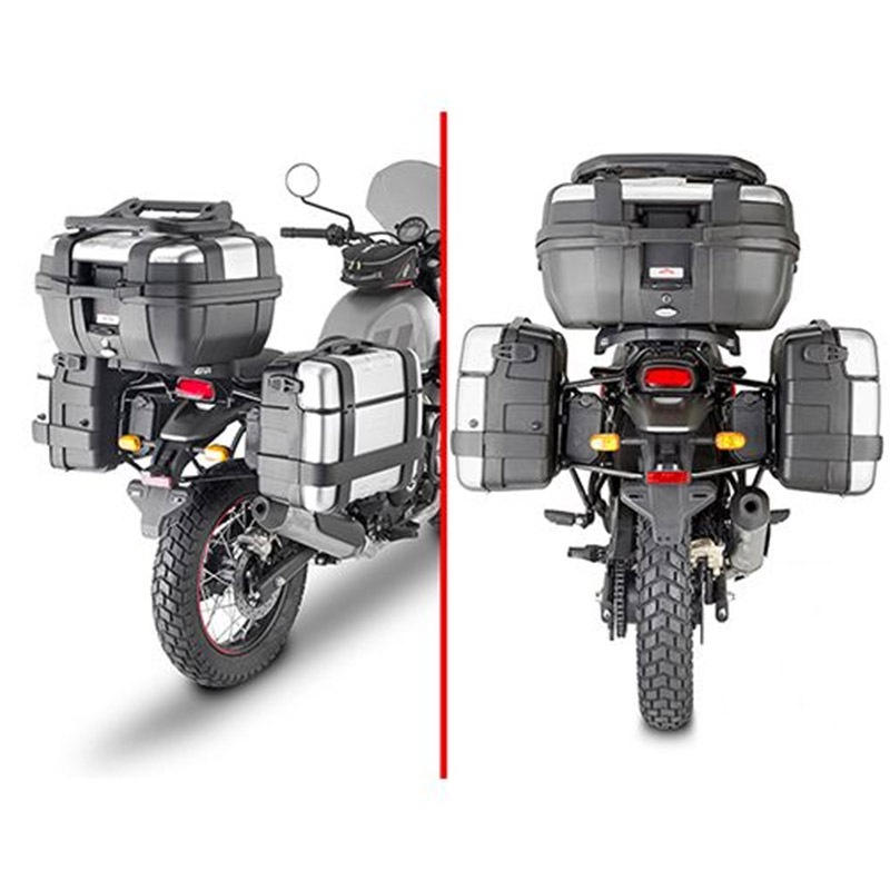 ΒΑΣΕΙΣ ΠΛΑΙΝΩΝ ΒΑΛΙΤΣΩΝ GIVI PL9055 ROYAL ENFIELD SCRAM 411 '22-'23