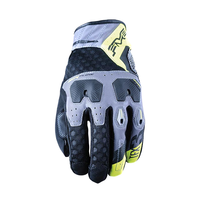 ΓΑΝΤΙΑ FIVE TFX3 AIRFLOW ΓΚΡΙ / FLUO ΚΙΤΡΙΝΟ