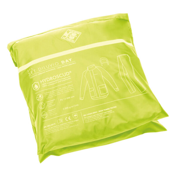 ΑΔΙΑΒΡΟΧΟ ΣΕΤ TUCANO URBANO DILUVIO DAY HYDROSCUD® FLUO / ΜΑΥΡΟ
