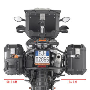 ΒΑΣΕΙΣ ΠΛΑΙΝΩΝ ΒΑΛΙΤΣΩΝ GIVI PLO7717CAM KTM 890 SMT '23