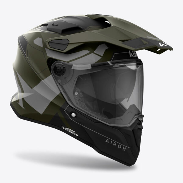 ΚΡΑΝΟΣ AIROH COMMANDER 2 REVEAL MILITARY GREEN MATT