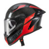 ΚΡΑΝΟΣ CABERG DRIFT EVO II CARBON NOVA ΚΟΚΚΙΝΟ PINLOCK FITTED