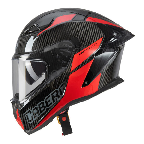 ΚΡΑΝΟΣ CABERG DRIFT EVO II CARBON NOVA ΚΟΚΚΙΝΟ PINLOCK FITTED
