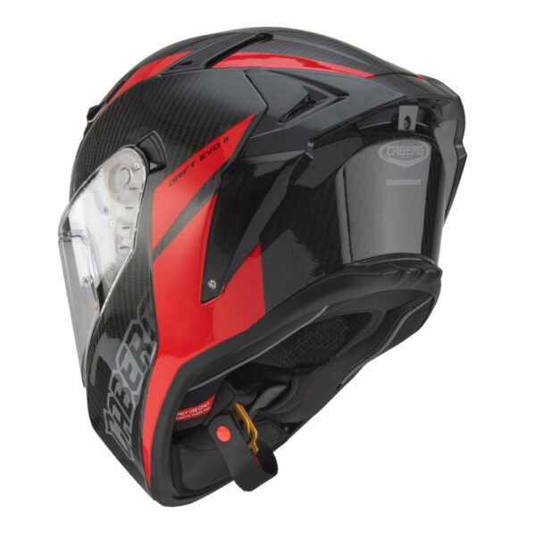 ΚΡΑΝΟΣ CABERG DRIFT EVO II CARBON NOVA ΚΟΚΚΙΝΟ PINLOCK FITTED