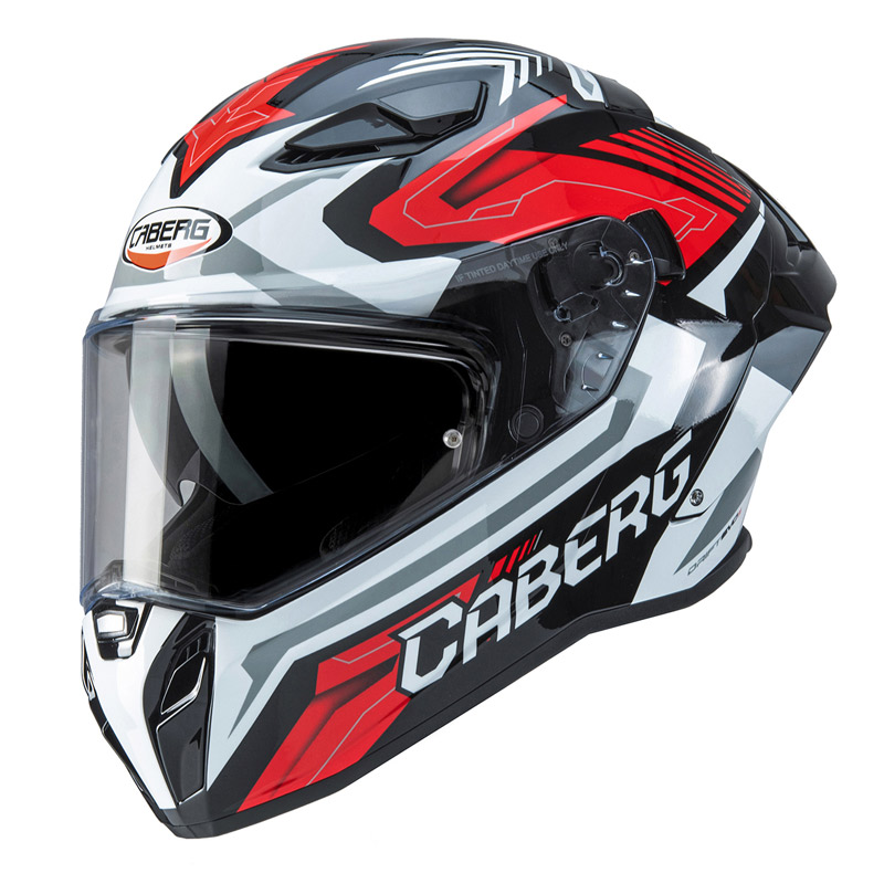 ΚΡΑΝΟΣ CABERG DRIFT EVO II JARAMA ΜΑΥΡΟ / ΚΟΚΚΙΝΟ / ΑΣΠΡΟ PINLOCK FITTED