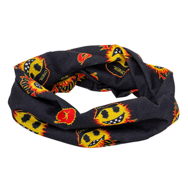 ΦΟΥΛΑΡΙ ONEAL NECKWARMER EMOJI ΜΑΥΡΟ / ΚΙΤΡΙΝΟ