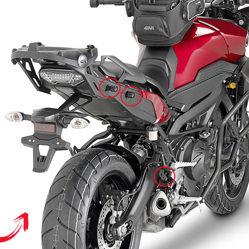 ΒΑΣΕΙΣ ΠΛΑΙΝΩΝ ΒΑΛΙΤΣΩΝ PLXR2122 MT-09 TRACER'15 YAMAHA GIVI ΒΑΣΕΙΣ ΠΛΑΙΝΩΝ ΒΑΛΙΤΣΩΝ PLXR2122 MT-09 TRACER'15 YAMAHA GIVI