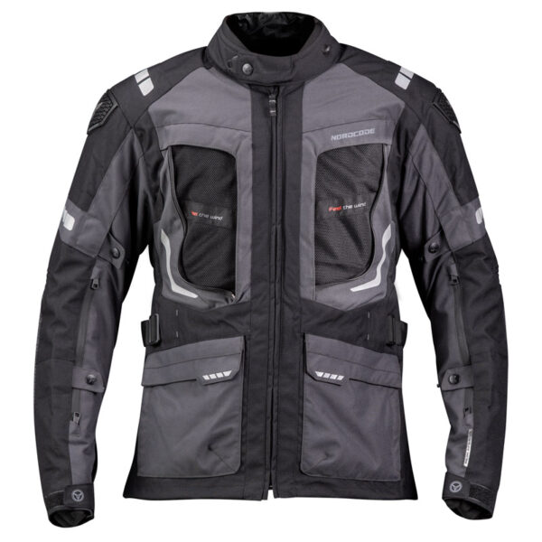 ΜΠΟΥΦΑΝ NORDCODE DAKAR EVO II OVERSIZE ΣΚΟΥΡΟ ΓΚΡΙ / ΜΑΥΡΟ