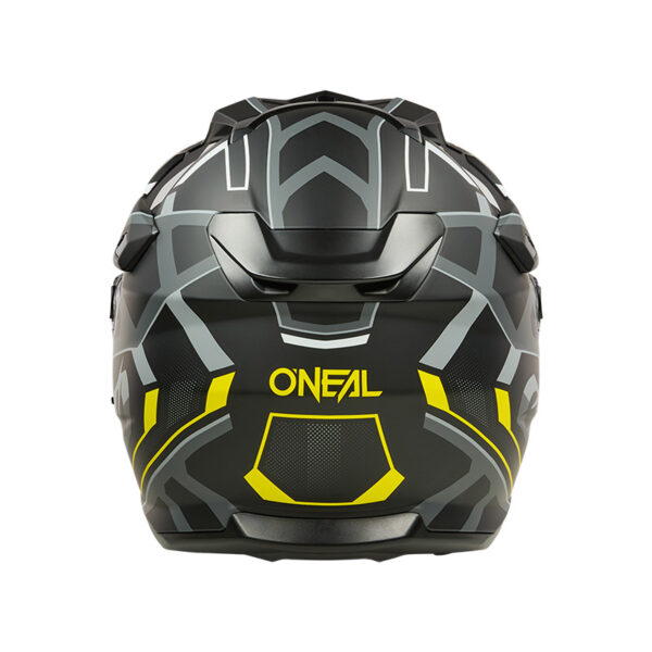 ΚΡΑΝΟΣ ONEAL DSRS SQUARE V.25 ΜΑΥΡΟ / FLUO ΚΙΤΡΙΝΟ / ΓΚΡΙ
