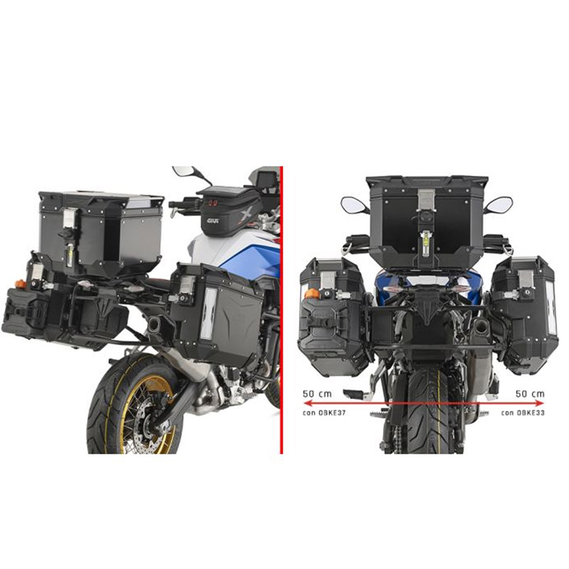 ΒΑΣΕΙΣ ΠΛΑΙΝΩΝ ΒΑΛΙΤΣΩΝ GIVI PLOS5145CAM BMW F 900 GS '24