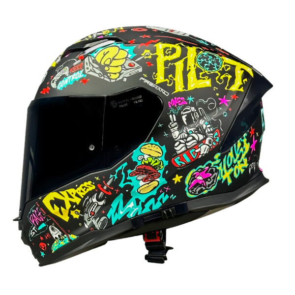 ΚΡΑΝΟΣ PILOT ALPHA SV FUTURE EXPRESS ΜΑΥΡΟ + EXTRA VISOR