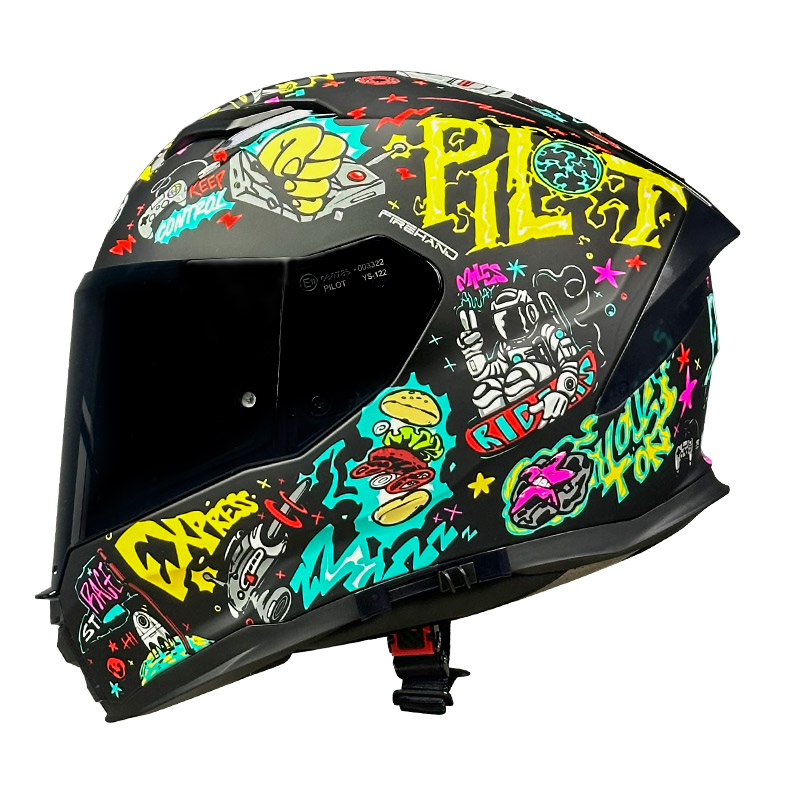 ΚΡΑΝΟΣ PILOT ALPHA SV FUTURE EXPRESS ΜΑΥΡΟ + EXTRA VISOR