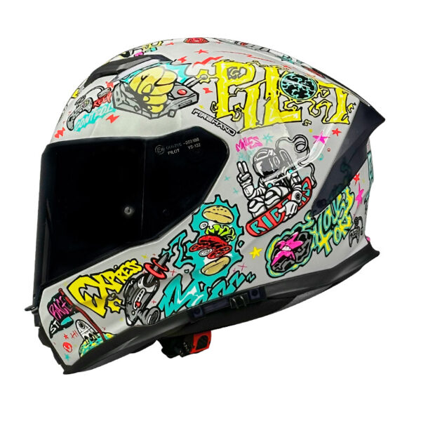 ΚΡΑΝΟΣ PILOT ALPHA SV FUTURE EXPRESS BASALT ΓΚΡΙ + EXTRA VISOR
