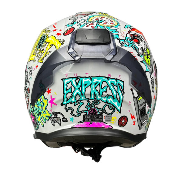 ΚΡΑΝΟΣ PILOT ALPHA SV FUTURE EXPRESS BASALT ΓΚΡΙ + EXTRA VISOR