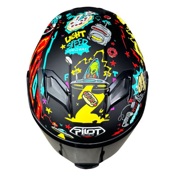 ΚΡΑΝΟΣ PILOT ALPHA SV FUTURE EXPRESS ΜΑΥΡΟ + EXTRA VISOR