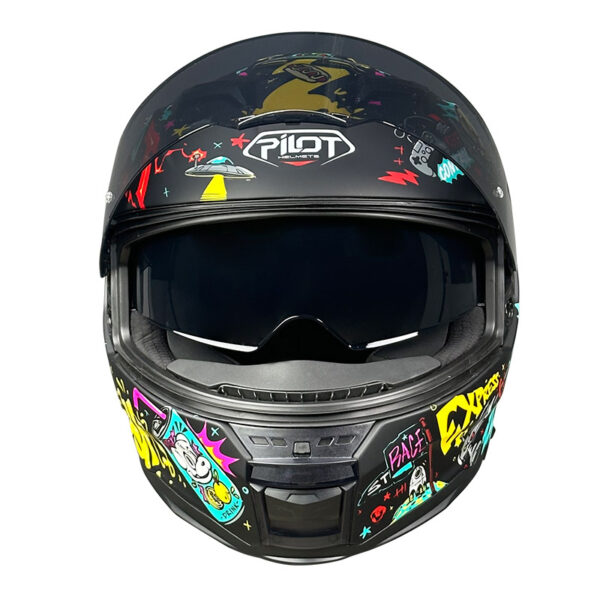 ΚΡΑΝΟΣ PILOT ALPHA SV FUTURE EXPRESS ΜΑΥΡΟ + EXTRA VISOR