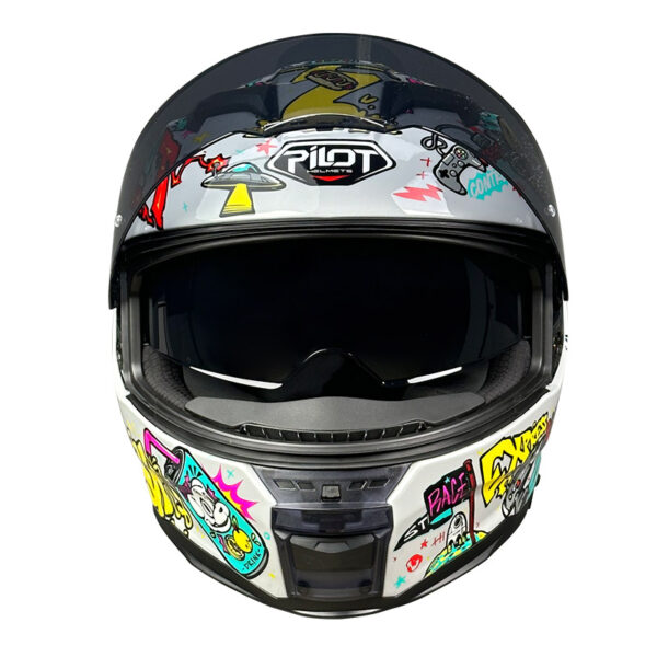 ΚΡΑΝΟΣ PILOT ALPHA SV FUTURE EXPRESS BASALT ΓΚΡΙ + EXTRA VISOR