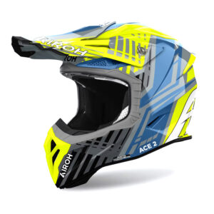 ΚΡΑΝΟΣ AIROH AVIATOR ACE 2 PROUD ΚΙΤΡΙΝΟ GLOSS
