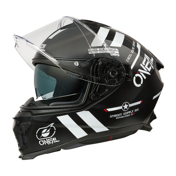 ΚΡΑΝΟΣ ONEAL CHALLENGER WARHAWK V.25 ΜΑΥΡΟ / ΑΣΠΡΟ / ΚΟΚΚΙΝΟ