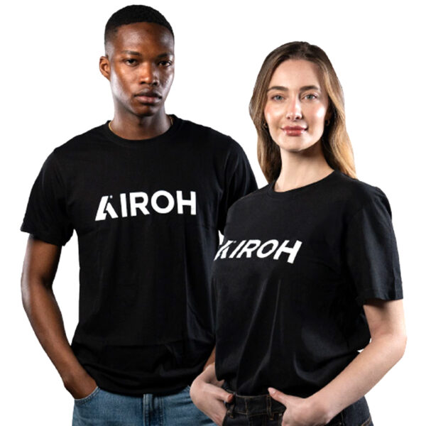 T-SHIRT AIROH ΜΑΥΡΟ T-SHIRT AIROH ΜΑΥΡΟ