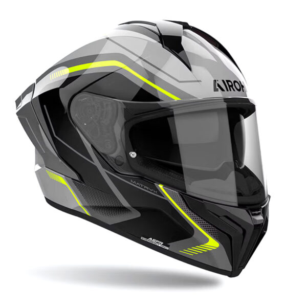ΚΡΑΝΟΣ AIROH MATRYX WIDE ΚΙΤΡΙΝΟ GLOSS