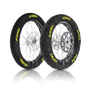 ΚΑΛΥΜΜΑΤΑ ΤΡΟΧΩΝ ΣΕΤ 23579.090_ ΕΜΠΡΟΣ 21" & 18"Η 19" ΠΙΣΩ ΜΑΥΡΑ ACERBIS