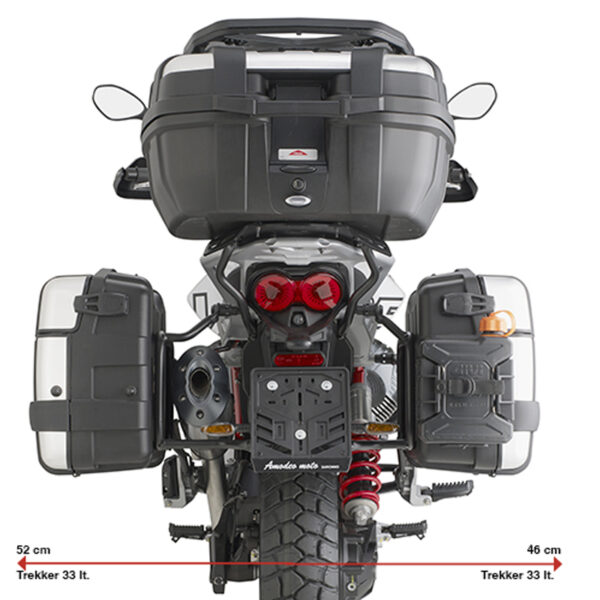 ΒΑΣΕΙΣ ΠΛΑΙΝΩΝ ΒΑΛΙΤΣΩΝ GIVI PLO8209MK MOTO GUZZI V85 TT '24