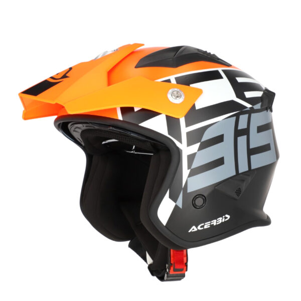 ΚΡΑΝΟΣ ACERBIS JET ARIA 26602.442 ΠΟΡΤΟΚΑΛΙ FLUO / ΜΑΥΡΟ