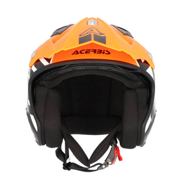 ΚΡΑΝΟΣ ACERBIS JET ARIA 26602.442 ΠΟΡΤΟΚΑΛΙ FLUO / ΜΑΥΡΟ