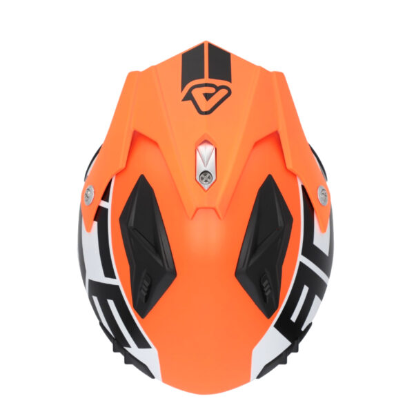 ΚΡΑΝΟΣ ACERBIS JET ARIA 26602.442 ΠΟΡΤΟΚΑΛΙ FLUO / ΜΑΥΡΟ