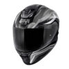 ΚΡΑΝΟΣ GIVI 50.X BLACK TITAN SILVER GREY + EXTRA VISOR