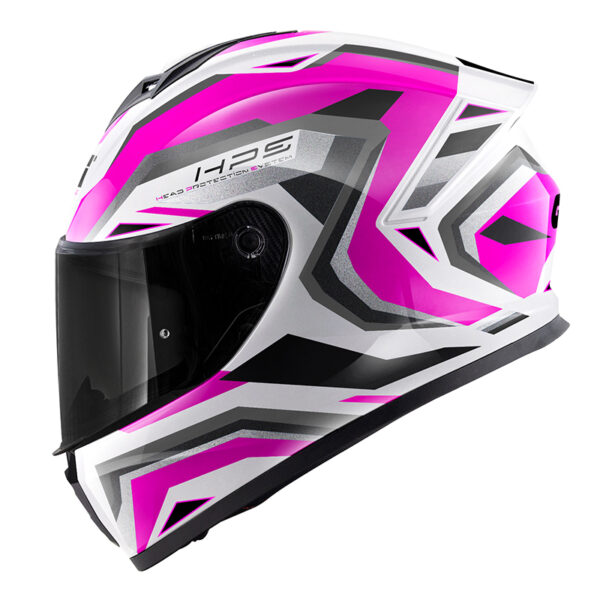 ΚΡΑΝΟΣ GIVI 50.X FUCHSIA / GREY / SILVER / BLACK + EXTRA VISOR