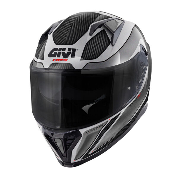 ΚΡΑΝΟΣ GIVI 50.Z TITANIUM / BLACK / RED + EXTRA VISOR