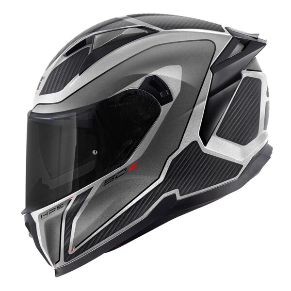 ΚΡΑΝΟΣ GIVI 50.Z TITANIUM / BLACK / RED + EXTRA VISOR