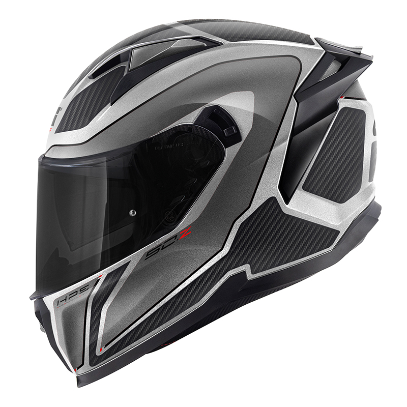 ΚΡΑΝΟΣ GIVI 50.Z TITANIUM / BLACK / RED + EXTRA VISOR
