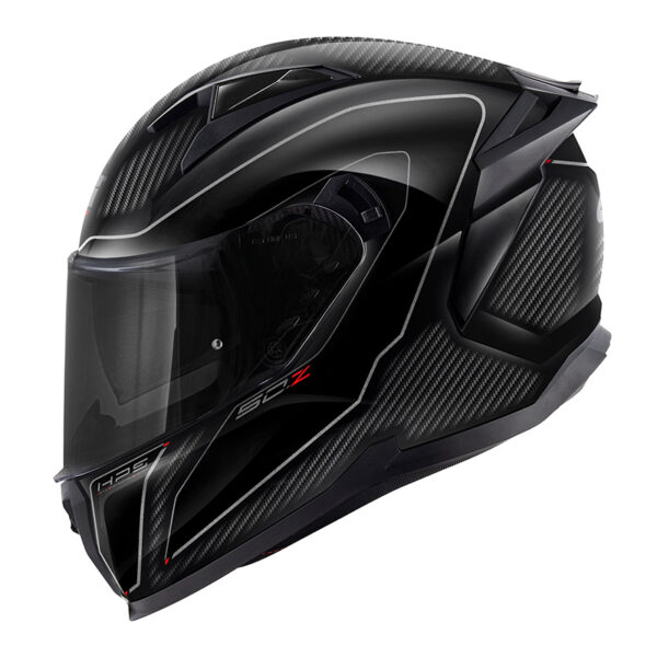 ΚΡΑΝΟΣ GIVI 50.Z BLACK / TITANIUM / RED + EXTRA VISOR