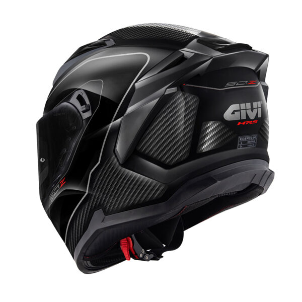 ΚΡΑΝΟΣ GIVI 50.Z BLACK / TITANIUM / RED + EXTRA VISOR