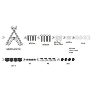 ΚΙΤ ΓΙΑ ΖΕΛΑΤΙΝΑ D5142KIT, ΓΙΑ CE 04 (2022) GIVI