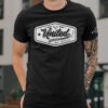 T-SHIRT TWO WHEELS ONLY UNITED ΜΑΥΡΟ